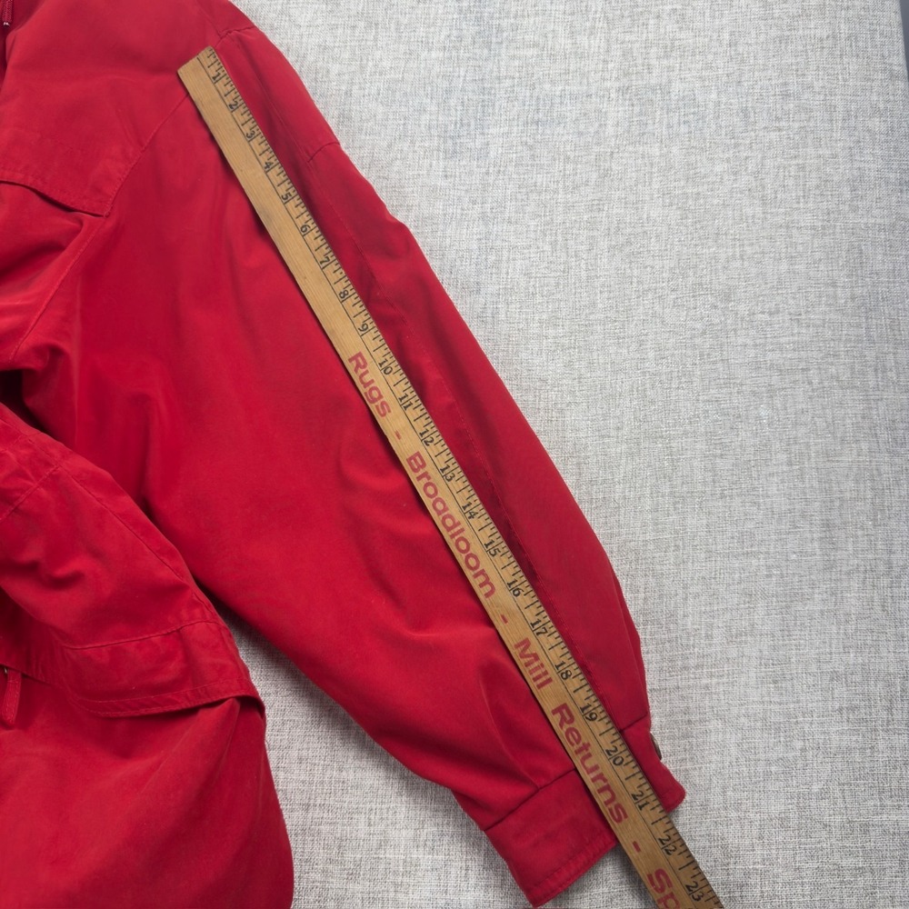 Vintage Forecaster of Boston Red Parka Jacket Women's L‎ Hooded Korea 80s 90s - Picture 11 of 14